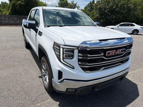 Summit White 2025 GMC Sierra 1500 SLT