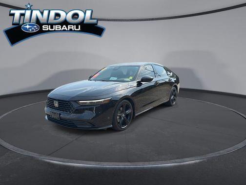 Crystal Black Pearl 2025 Honda Accord Hybrid Sport-L