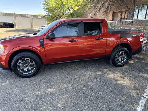 Red 2022 Ford Maverick XLT