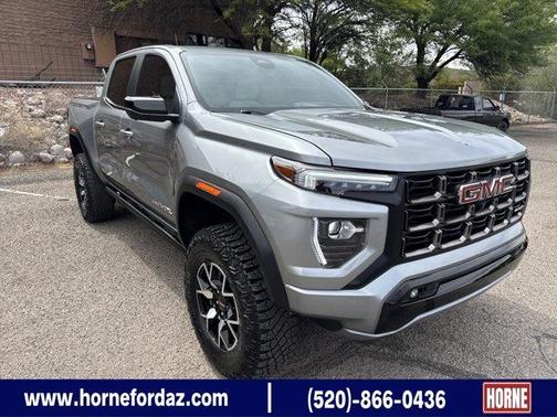 Silver 2024 GMC Canyon AT4X