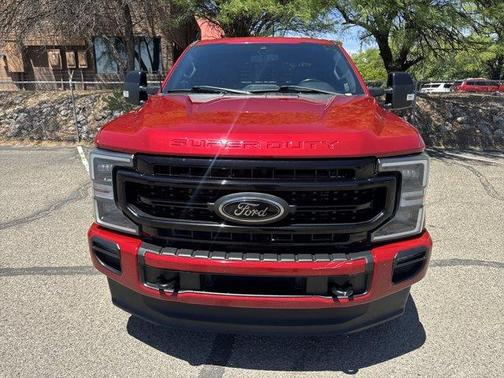Red 2022 Ford F-250 Lariat