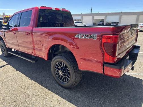 Red 2022 Ford F-250 Lariat