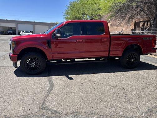 Red 2022 Ford F-250 Lariat