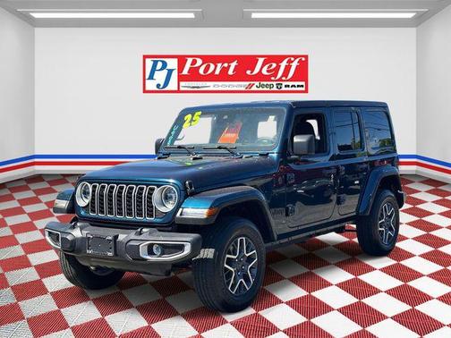 Fathom Blue Pearlcoat 2025 Jeep Wrangler 4-Door Sahara 4x4