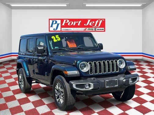 Fathom Blue Pearlcoat 2025 Jeep Wrangler 4-Door Sahara 4x4
