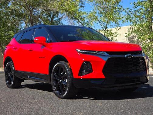 Red 2022 Chevrolet Blazer RS