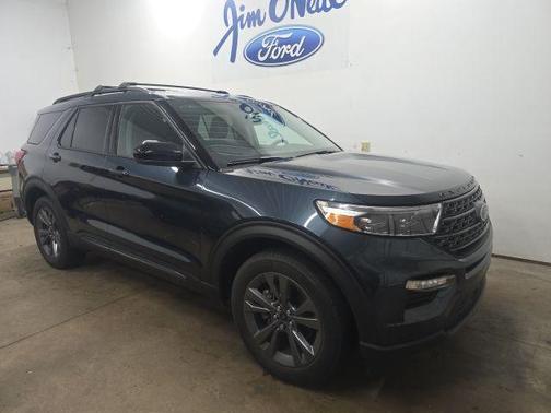 Blue Metallic 2023 Ford Explorer XLT
