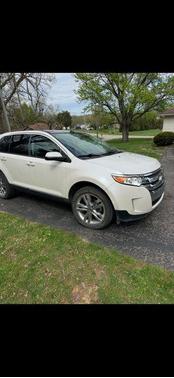 White Platinum Clearcoat Metallic 2014 Ford Edge SEL