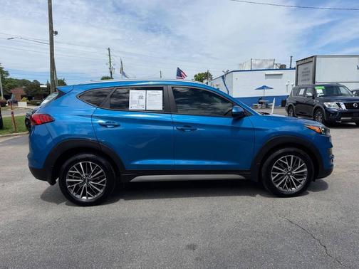 Aqua Blue 2020 Hyundai TUCSON SEL
