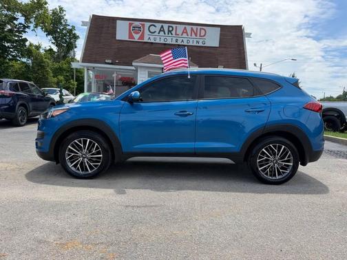 Aqua Blue 2020 Hyundai TUCSON SEL