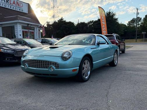 Thunderbird Blue 2002 Ford Thunderbird Deluxe
