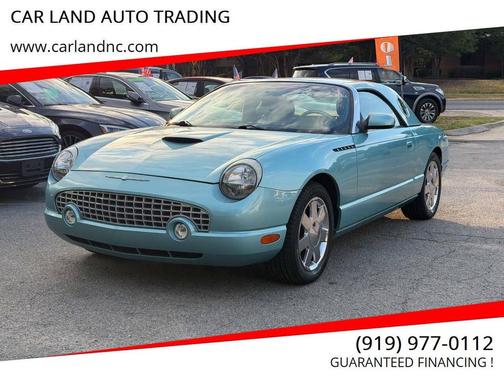 Thunderbird Blue 2002 Ford Thunderbird Deluxe