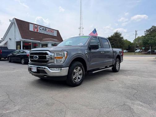 Gray 2021 Ford F-150 XLT