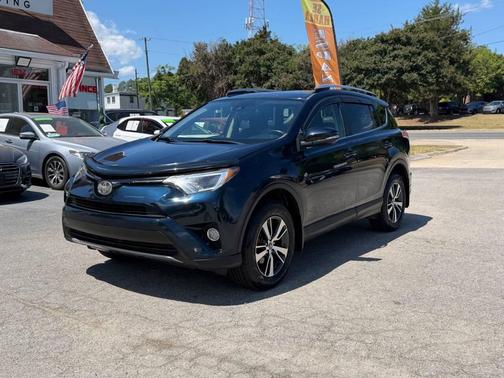 Blue 2017 Toyota RAV4 XLE