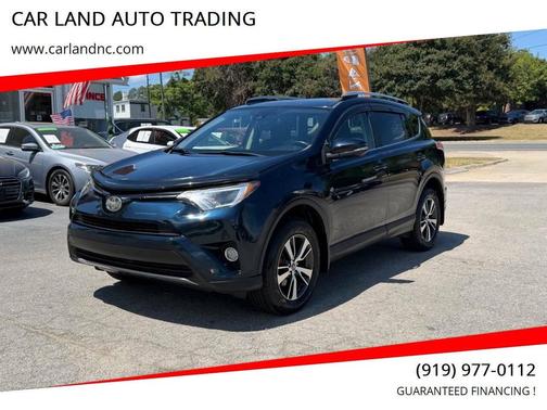Blue 2017 Toyota RAV4 XLE