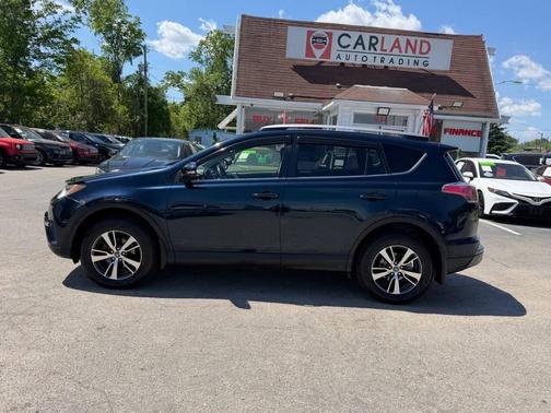 Blue 2017 Toyota RAV4 XLE