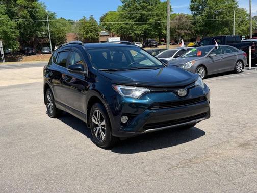 Blue 2017 Toyota RAV4 XLE