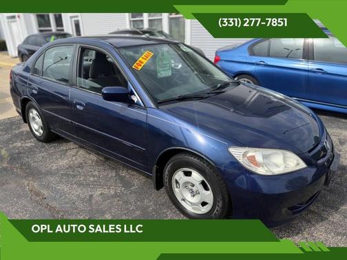 Eternal Blue Pearl 2005 Honda Civic Hybrid Base