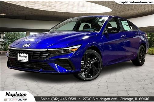 Intense Blue 2026 Hyundai ELANTRA SEL Sport