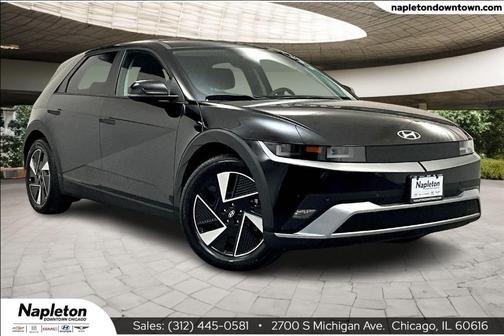 Black 2025 Hyundai IONIQ 5 SE