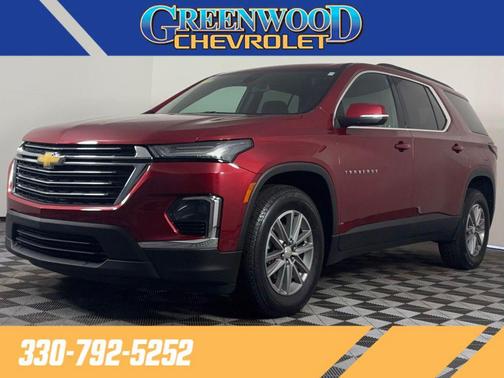 Radiant Red Tintcoat 2023 Chevrolet Traverse LT Cloth