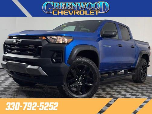 Glacier Blue Metallic 2023 Chevrolet Colorado Trail Boss