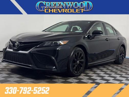 Midnight Black Metallic 2024 Toyota Camry SE