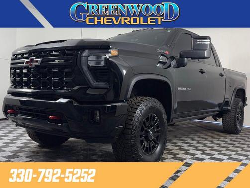 Black 2024 Chevrolet Silverado 2500 4WD Crew Cab Standard Bed ZR2