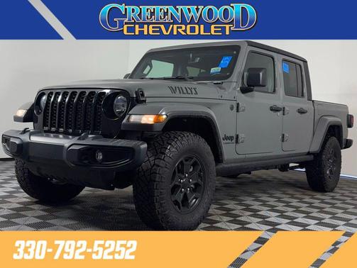 Sting-Gray Clearcoat 2022 Jeep Gladiator Willys 4x4