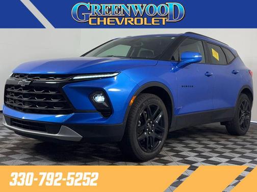 Riptide Blue Metallic 2024 Chevrolet Blazer 3LT