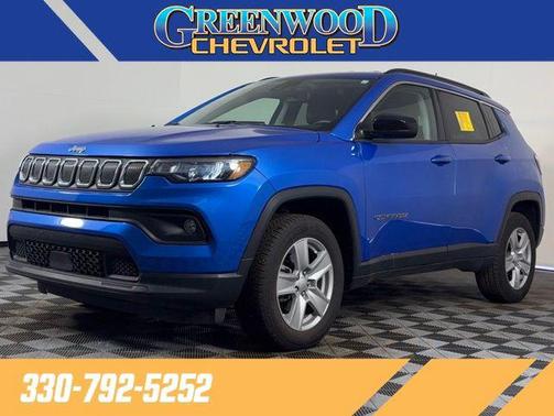Laser Blue Pearlcoat 2022 Jeep Compass Latitude