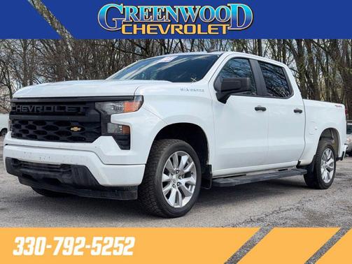 Summit White 2022 Chevrolet Silverado 1500 Custom