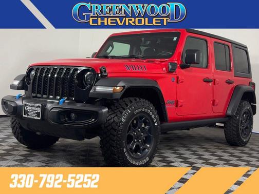 Firecracker Red Clearcoat 2023 Jeep Wrangler 4xe Willys