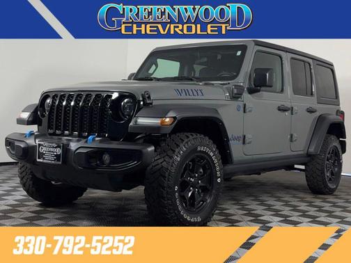 Sting-Gray Clearcoat 2023 Jeep Wrangler 4xe Willys