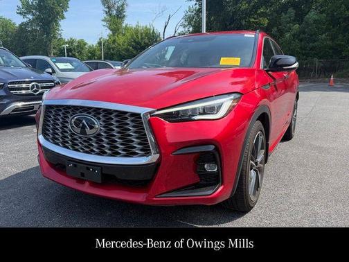 Dynamic Sunstone Red 2023 INFINITI QX55 ESSENTIAL