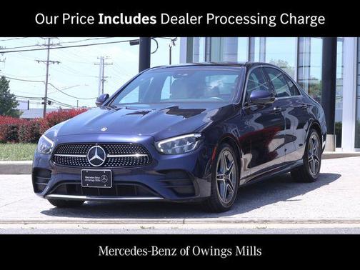 Nautical Blue Metallic 2023 Mercedes-Benz E-Class 4MATIC