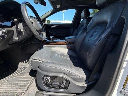 Glacier White Metallic 2017 Audi A8 L 3.0T
