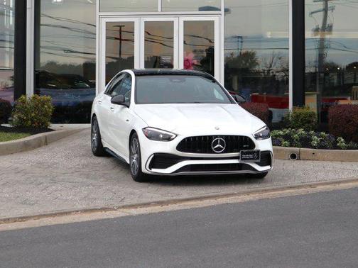 Polar White 2025 Mercedes-Benz AMG C 43 4MATIC