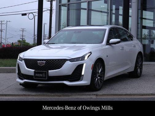 Crystal White Tricoat 2023 Cadillac CT5 Premium Luxury