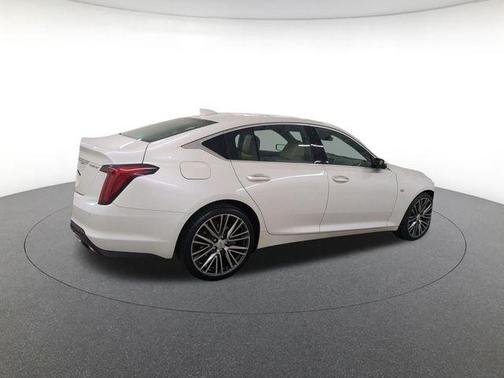 Crystal White Tricoat 2023 Cadillac CT5 Premium Luxury