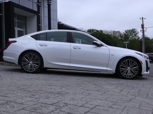 Crystal White Tricoat 2023 Cadillac CT5 Premium Luxury