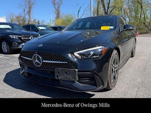 Black 2025 Mercedes-Benz C-Class C 300 4MATIC