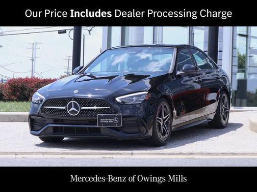 Black 2025 Mercedes-Benz C-Class C 300 4MATIC
