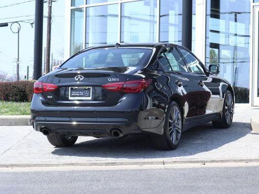 Midnight Black 2022 INFINITI Q50 3.0t RED SPORT 400