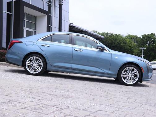 Midnight Steel Metallic 2023 Cadillac CT4 Premium Luxury