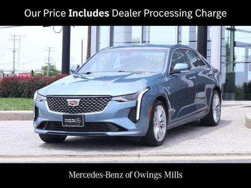 Midnight Steel Metallic 2023 Cadillac CT4 Premium Luxury