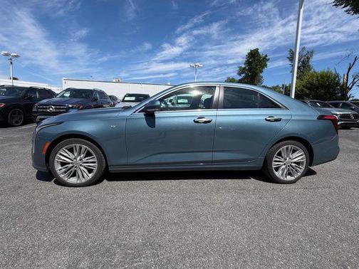Midnight Steel Metallic 2023 Cadillac CT4 Premium Luxury