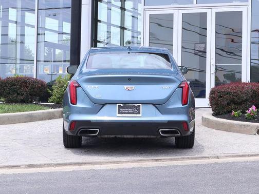 Midnight Steel Metallic 2023 Cadillac CT4 Premium Luxury