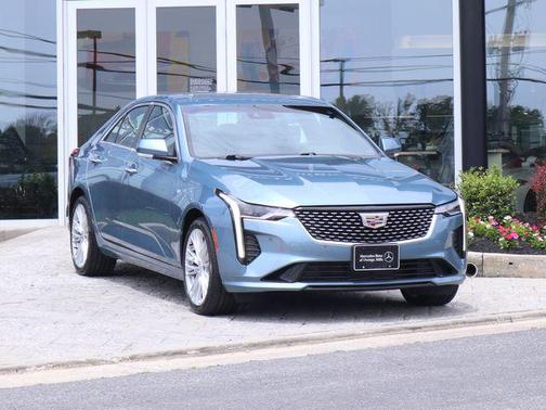Midnight Steel Metallic 2023 Cadillac CT4 Premium Luxury