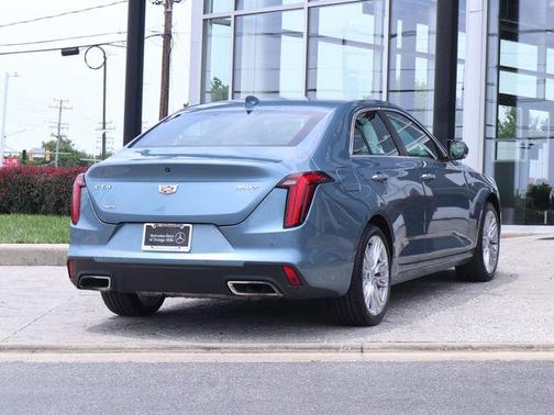 Midnight Steel Metallic 2023 Cadillac CT4 Premium Luxury